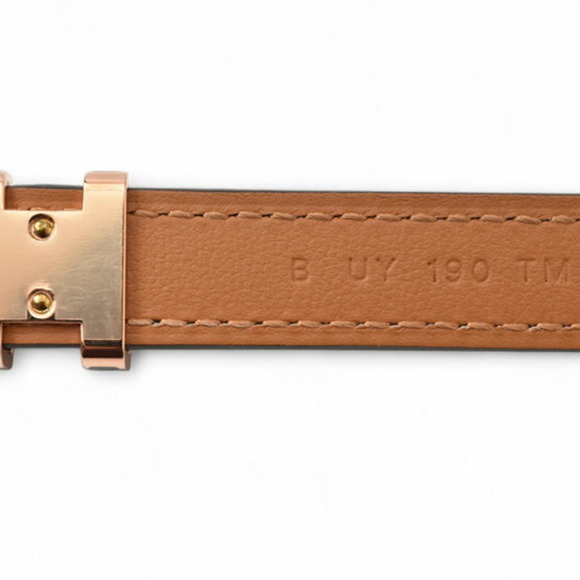 Hermes Belt for Women HERMES Pop H15 Size 85 Epsom Black Pink Gold Plated Unused main image 6